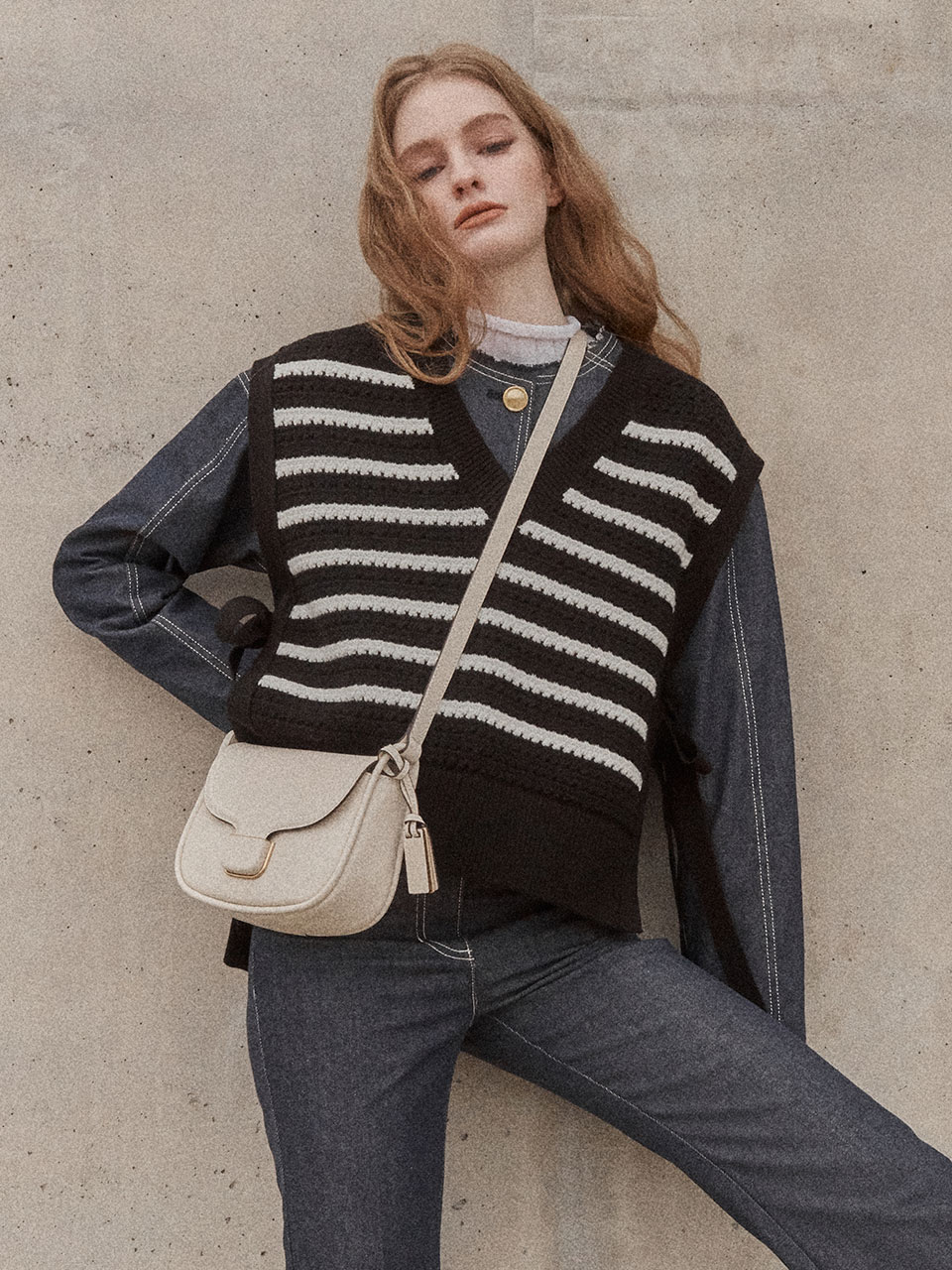 JOY GRYSON - MARIPOSA CROSSBODY (CABBAGE WHITE)